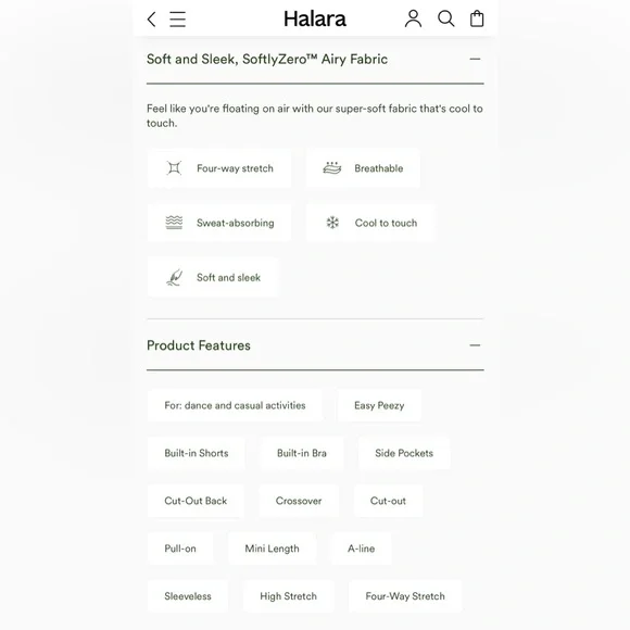 ❌ SOLD ❌ 🆕 Halara - Everyday Cloudful 2-in-1 Flare Dress Tennis Activewear - Picture 9 of 11